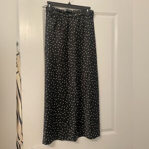 Zara Polka Dot Maxi Skirt
